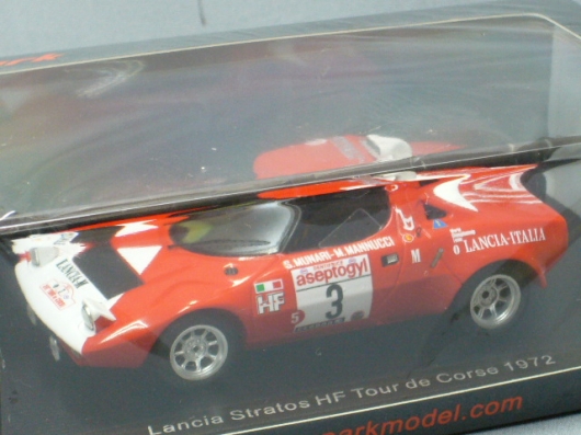 スパーク 1/43 ランチア ストラトス HF 1972 ツールドコルス