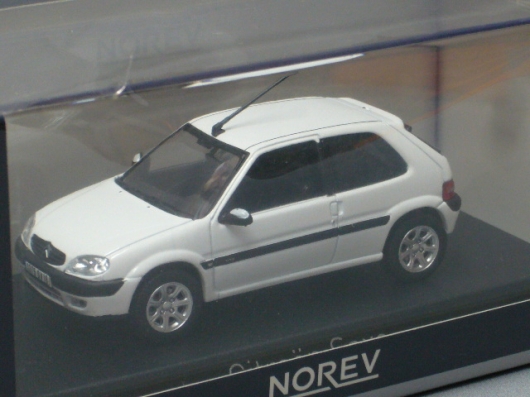 ミニカー　1/43 シトロエン サクソVTS 2000(ホワイト) [155159] 楽天市場】ノレブ 1/43 シトロエン サクソ VTS 2000 ホワイト