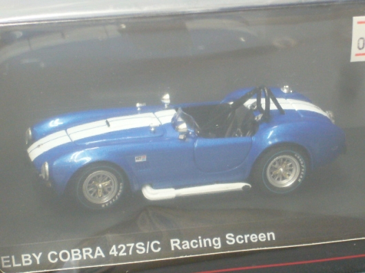 シェルビーコブラ 427S/C レーシングスクリーン ブルー