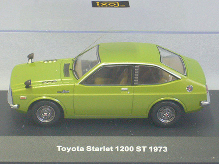 トヨタ スターレット 1200 RS 1973 メタ薄グリーン [トミカと