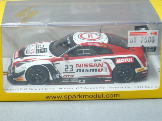 日産GT-R ニスモGT3 NO.23 2016 スパ24H [トミカとミニカーの