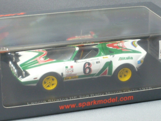 ランチアストラトス HF NO.6 モンテカルロラリー 1976 2位 [ミニカー