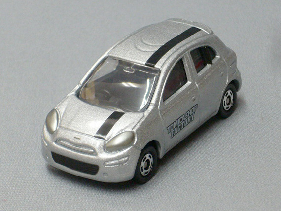 トミカファクトリー トミカ組み立て工場 日産マーチ シルバー/黒 トミカファクトリー トミカ組み立て工場 日産マーチ シルバー/黒