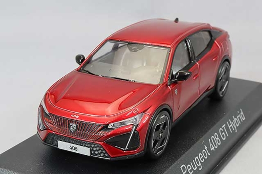 プジョー 408 GT ハイブリッド 2023 エリクシールレッド [トミカ