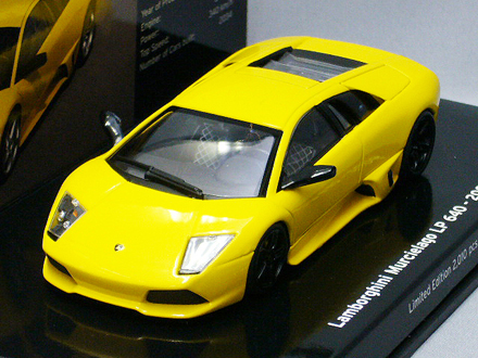 ランボルギーニ ムルシエラゴ LP640 2006年 黄 [ミニカーショップ ゼロ