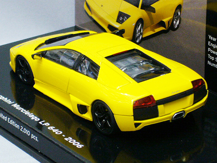 ランボルギーニ ムルシエラゴ LP640 2006年 黄 [ミニカーショップ ゼロ