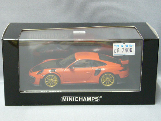 ポルシェ911(991.2) GT2 RS 2018 オレンジ [トミカとミニカーの