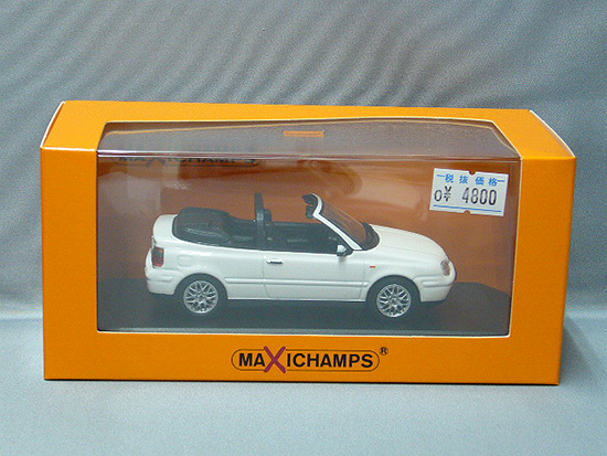 ミニカー VW フォルクスワーゲン ゴルフⅠ カブリオレ ホワイト VW