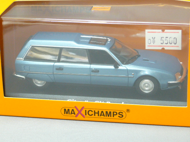 ミニチャンプス 1/43 シトロエンcxブルーメタリック - メルカリ