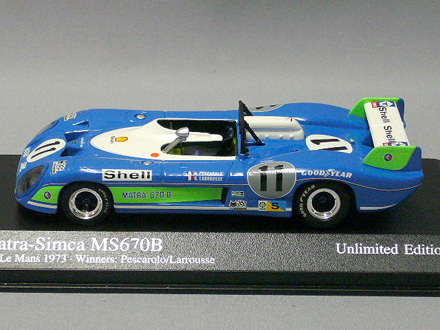 マトラ シムカ MS670B 24h Le Mans 1973 Winner [ミニカーショップ