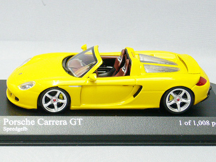 ポルシェ カレラGT 2003年 イエロー [ミニカーショップ ゼロ