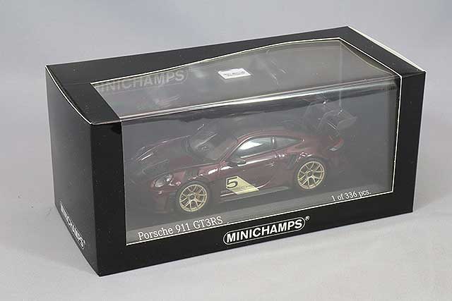 ポルシェ 911 (992) GT3 RS 2023 パープル/ゴールドホイール [ミニカー