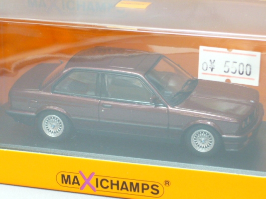 BMW 320i 1989 ミニカー ミニチャンプス 1/43