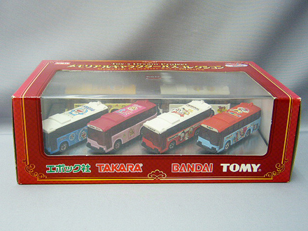 メモリアルキャラクターバス　コレクション　2003toy’s　Dream　Project ミニカー 1/130 メモリアルキャラクターバスコレクション(6台