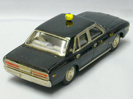 日産 グロリア GL 1971年式 個人タクシー 黒 [ミニカーショップ ゼロ