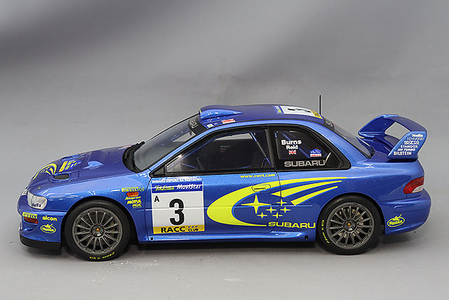 スバル インプレッサ S6 NO.3 WRC カタルーニャ ラリー 2000 [ミニカー