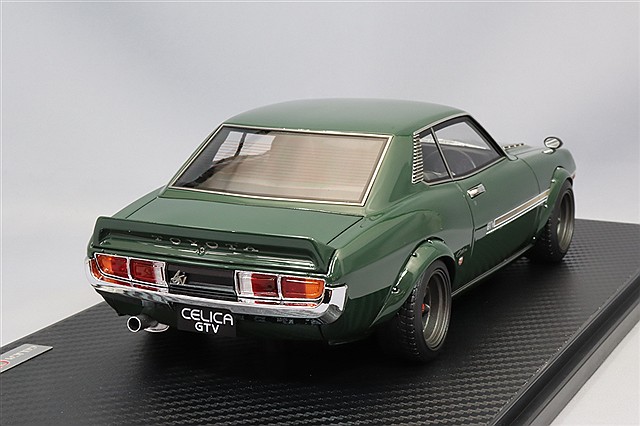 トヨタ セリカ 1600 GTV (TA22) グリーン/RSワタナベ14インチ(ガン